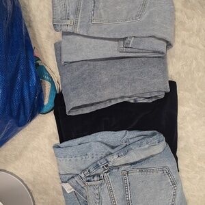 4 for $36 wide leg trendy jeans